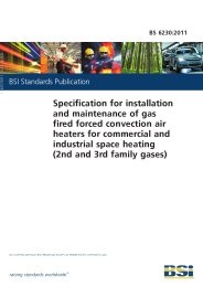 Specification for installation and maintenance of gas fired forced convection air heaters for commercial and industrial space heating (2nd and 3rd family gases)
