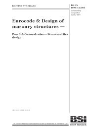 Eurocode 6: Design of masonry structures. General rules - Structural fire design (incorporating corrigendum October 2010) (Superseded but remains current)