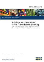 Buildings and constructed assets - Service life planning. General principles and framework