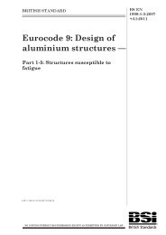 Eurocode 9: Design of aluminium structures. Structures susceptible to fatigue (+A1:2011) (Superseded but remains current)