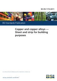 Copper and copper alloys - sheet and strip for building purposes