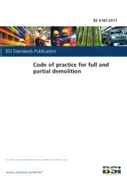 Code of practice for full and partial demolition