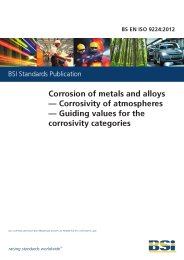 Corrosion of metals and alloys - corrosivity of atmospheres - guiding values for the corrosivity categories
