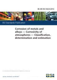 Corrosion of metals and alloys - corrosivity of atmospheres - classification, determination and estimation