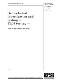 Geotechnical investigation and testing. Field testing. Dynamic probing (+A1:2011) (incorporating corrigendum February 2007)