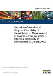 Corrosion of metals and alloys - Corrosivity of atmospheres - Measurement of environmental parameters affecting corrosivity of atmospheres (ISO 9225:2012)