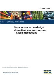 Trees in relation to design, demolition and construction - recommendations