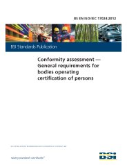 Conformity assessment - General requirements for bodies operating certification of persons