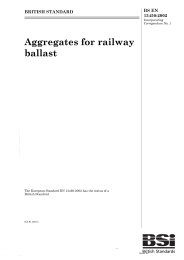 Aggregates for railway ballast (Incorporating corrigendum No. 1)