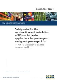 Safety rules for the construction and installation of lifts - Particular applications for passenger and good passenger lifts. Evacuation of disabled persons using lifts