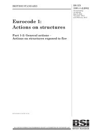 Eurocode 1: Actions on structures. General actions - Actions on structures exposed to fire (incorporating corrigenda March 2009, November 2012 and February 2013) (Superseded but remains current)