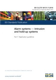 Alarm systems - Intrusion and hold-up systems. Application guidelines (incorporating corrigendum March 2013)