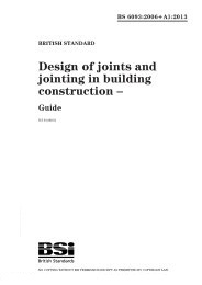 Design of joints and jointing in building construction - Guide (+A1:2013)