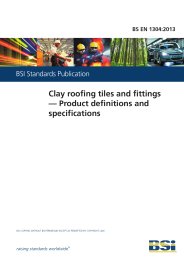 Clay roofing tiles and fittings - Product definitions and specifications