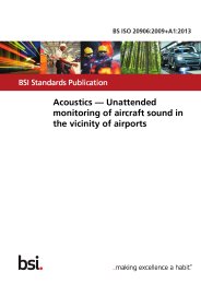 Acoustics - unattended monitoring of aircraft sound in the vicinity of airports (+A1:2013)