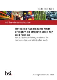 Hot rolled flat products made of high yield strength steels for cold forming. Technical delivery conditions for normalized or normalized rolled steels