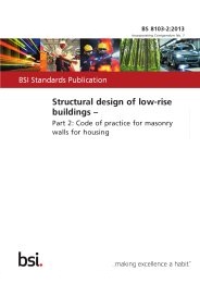 Structural design of low-rise buildings. Code of practice for masonry walls for housing (incorporating corrigendum No. 1)