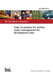 Code of practice for surface water management for development sites