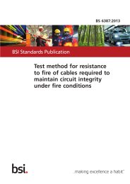 Test method for resistance to fire of cables required to maintain circuit integrity under fire conditions