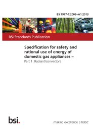 Specification for safety and rational use of energy of domestic gas appliances. Radiant/convectors (+A1:2013)