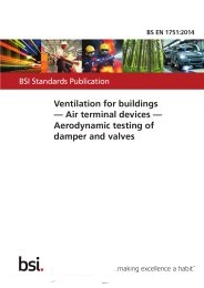 Ventilation for buildings - air terminal devices - aerodynamic testing of damper and valves