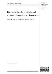 Eurocode 9: Design of aluminium structures. General structural rules (+A2:2013) (incorporating corrigendum March 2014) (Superseded but remains current)
