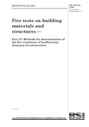 Fire tests on building materials and structures. Methods for determination of the fire resistance of loadbearing elements of construction (incorporating corrigendum No. 1)