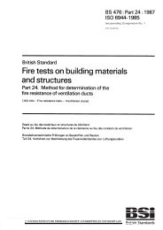 Fire tests on building materials and structures. Method for determination of the fire resistance of ventilation ducts (incorporating corrigendum No. 1)