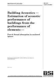 Building acoustics - Estimation of acoustic performance of buildings from the performance of elements. Sound absorption in enclosed spaces
