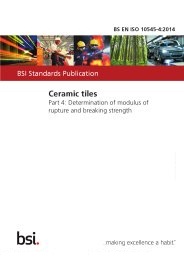 Ceramic tiles. Determination of modulus of rupture and breaking strength (Withdrawn)