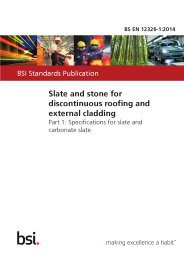 Slate and stone for discontinuous roofing and external cladding. Specifications for slate and carbonate slate