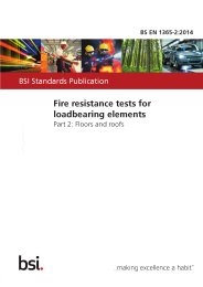 Fire resistance tests for loadbearing elements. Floors and roofs