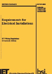 Requirements for electrical installations. IET Wiring Regulations. Seventeenth edition (+A3:2015) (Withdrawn)