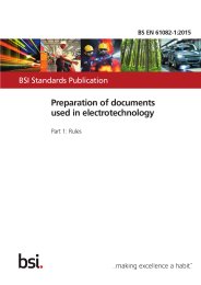 Preparation of documents used in electrotechnology. Rules