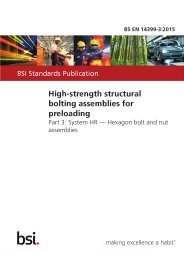 High-strength structural bolting assemblies for preloading. System HR - Hexagon bolt and nut assemblies