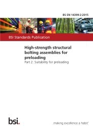 High-strength structural bolting assemblies for preloading. Suitability for preloading