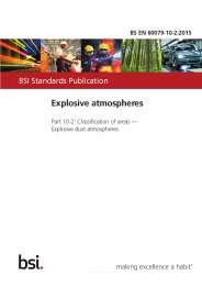 Explosive atmospheres. Classification of areas - Explosive dust atmospheres