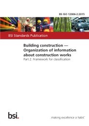 Building construction - organization of information about construction works. Framework for classification