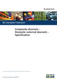 Composite doorsets - Domestic external doorsets. Specification (Superseded but remains current)