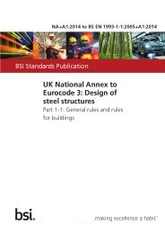 UK National Annex to Eurocode 3: Design of steel structures. General rules and rules for buildings (+A1:2014)