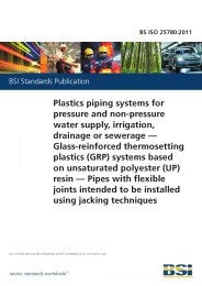 Plastics piping systems for pressure and non-pressure water supply, irrigation, drainage or sewerage - Glass-reinforced thermosetting plastics (GRP) systems based on unsaturated polyester (UP) resin - Pipes with flexible joints intended to be installed using jacking techniques