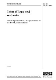 Joint fillers and sealants. Specifications for primers to be used with joint sealants