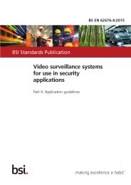 Video surveillance systems for use in security applications. Application guidelines