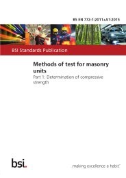 Methods of test for masonry units. Determination of compressive strength (+A1:2015)
