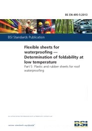 Flexible sheets for waterproofing - determination of foldability at low temperature. Plastic and rubber sheets for roof waterproofing