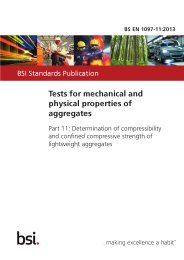 Tests for mechanical and physical properties of aggregates. Determination of compressibility and confined compressive strength of lightweight aggregates