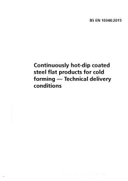 Continuously hot-dip coated steel flat products for cold forming - technical delivery conditions