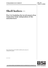 Shell boilers. Guideline for involvement of an inspection body independent of the manufacturer