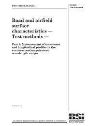 Road and airfield surface characteristics - test methods. Measurement of transverse and longitudinal profiles in the evenness and megatexture wavelength ranges