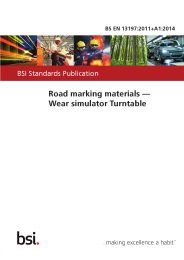 Road marking materials - wear simulator Turntable (+A1:2014)